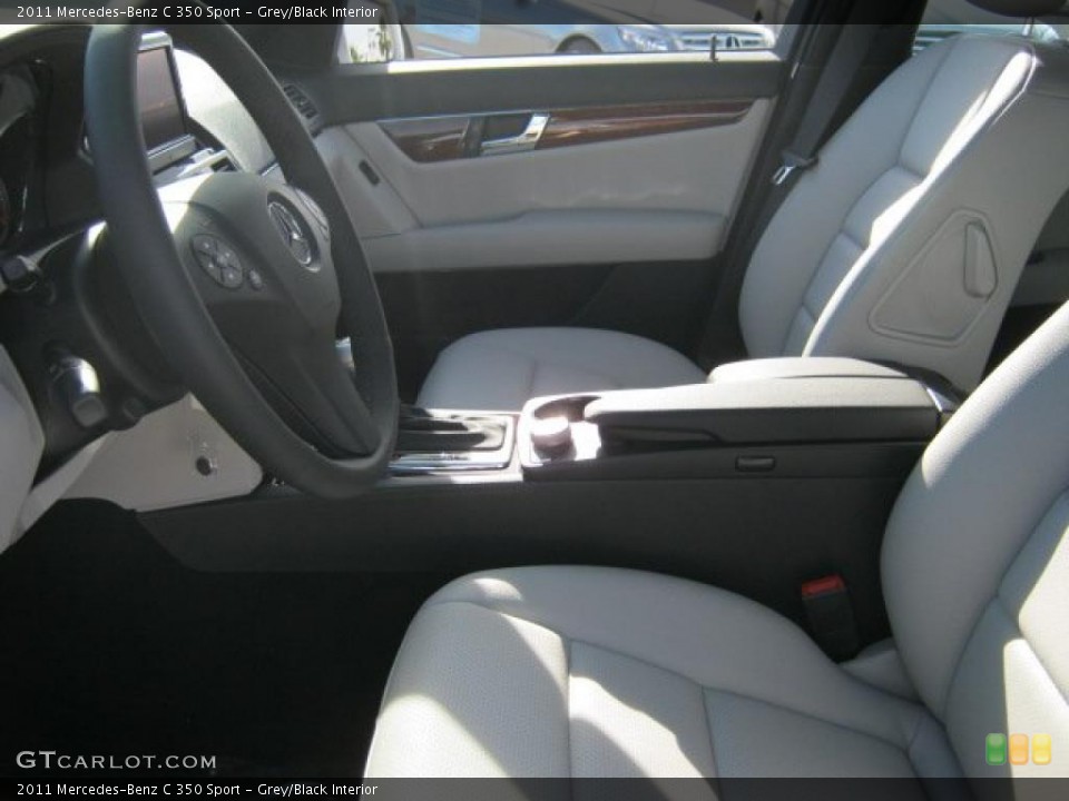 Grey/Black Interior Photo for the 2011 Mercedes-Benz C 350 Sport #43009919