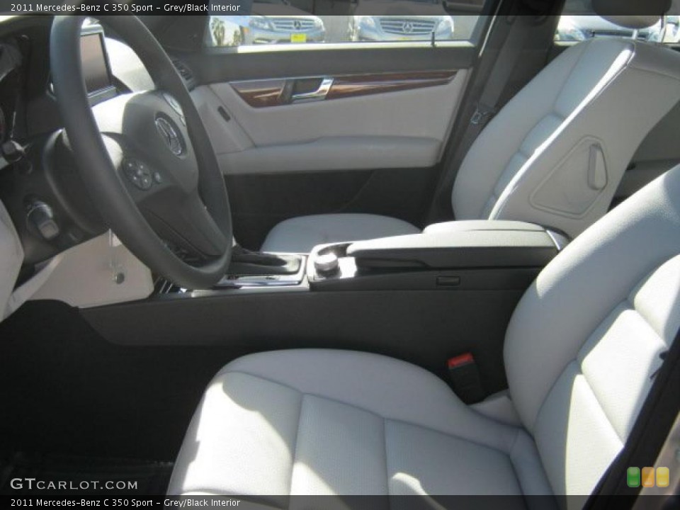 Grey/Black Interior Photo for the 2011 Mercedes-Benz C 350 Sport #43010115