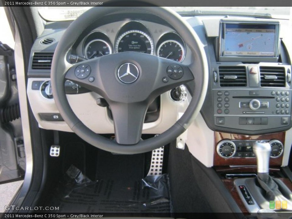 Grey/Black Interior Dashboard for the 2011 Mercedes-Benz C 350 Sport #43010131
