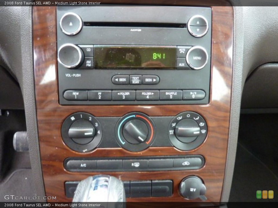 Medium Light Stone Interior Controls for the 2008 Ford Taurus SEL AWD #43011575