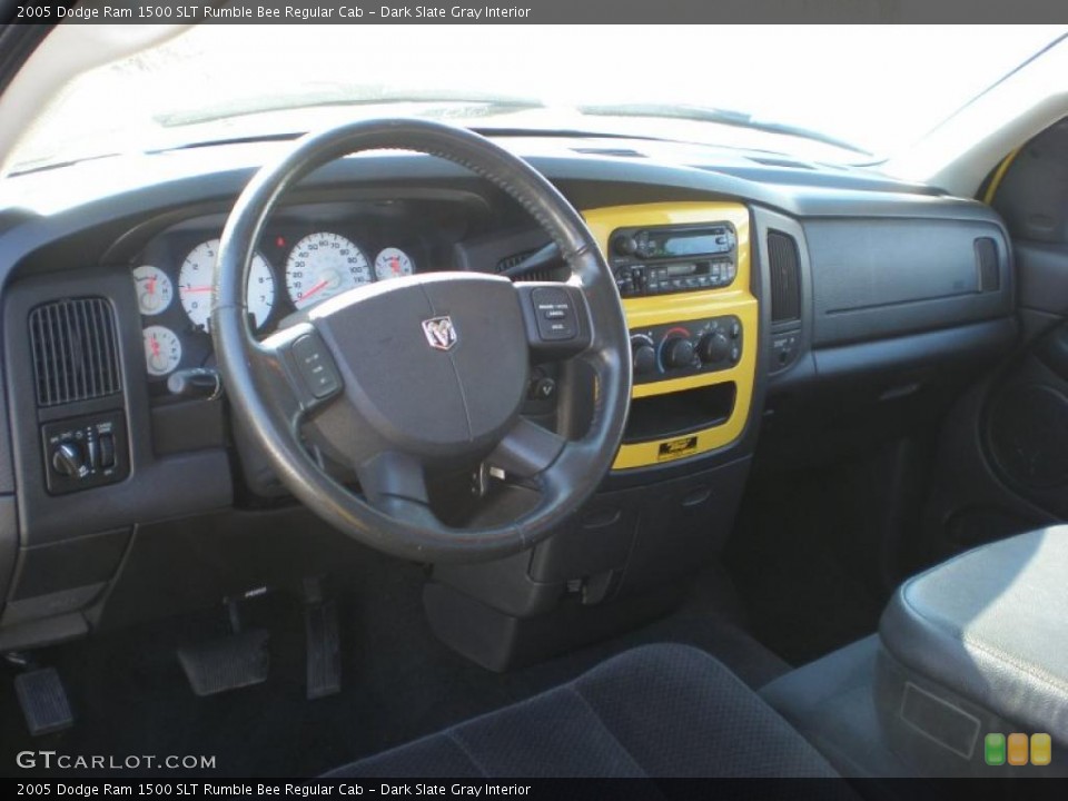 Dark Slate Gray Interior Dashboard for the 2005 Dodge Ram 1500 SLT Rumble Bee Regular Cab #43012451