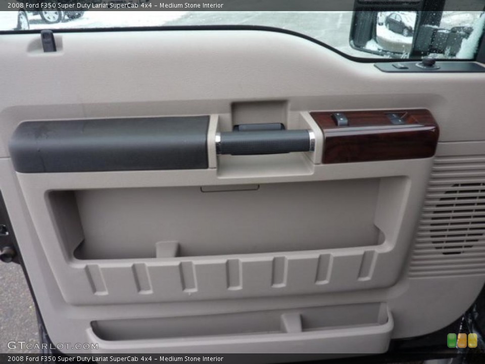 Medium Stone Interior Door Panel for the 2008 Ford F350 Super Duty Lariat SuperCab 4x4 #43013027