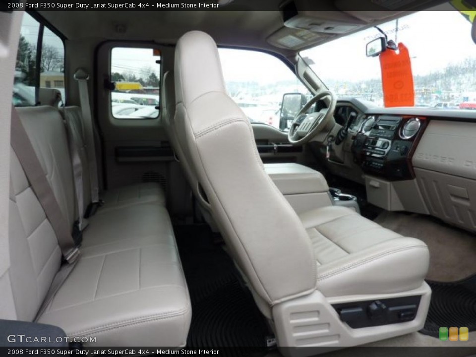 Medium Stone Interior Photo for the 2008 Ford F350 Super Duty Lariat SuperCab 4x4 #43013067