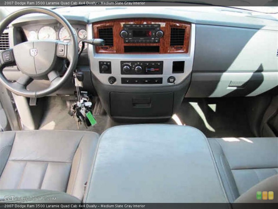 Medium Slate Gray Interior Dashboard for the 2007 Dodge Ram 3500 Laramie Quad Cab 4x4 Dually #43014771