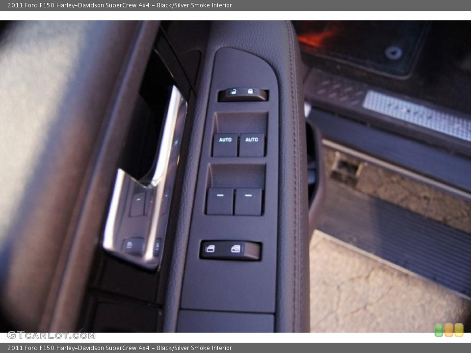 Black/Silver Smoke Interior Controls for the 2011 Ford F150 Harley-Davidson SuperCrew 4x4 #43016513