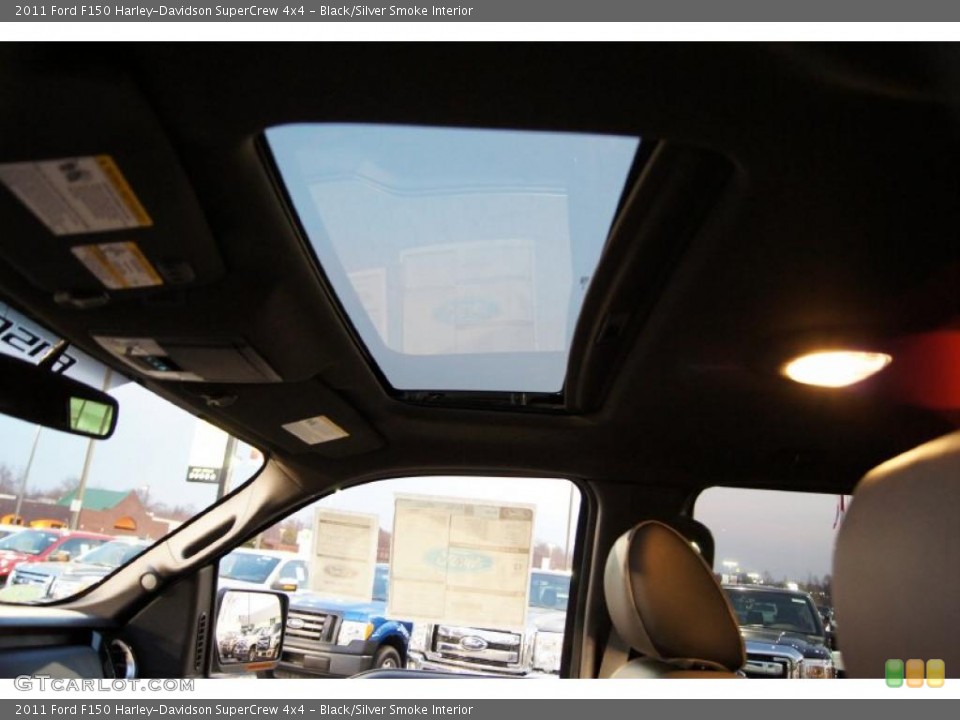 Black/Silver Smoke Interior Sunroof for the 2011 Ford F150 Harley-Davidson SuperCrew 4x4 #43016567