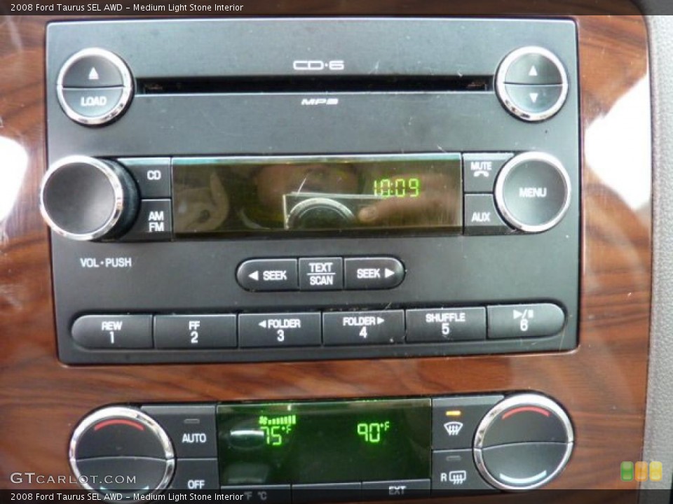 Medium Light Stone Interior Controls for the 2008 Ford Taurus SEL AWD #43017127