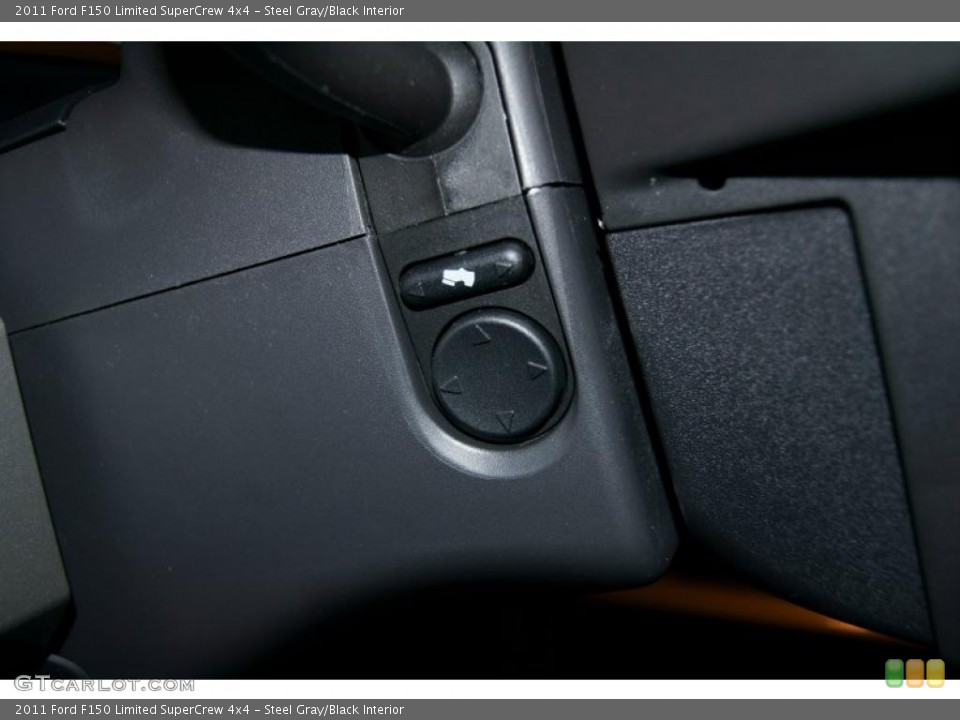 Steel Gray/Black Interior Controls for the 2011 Ford F150 Limited SuperCrew 4x4 #43017479