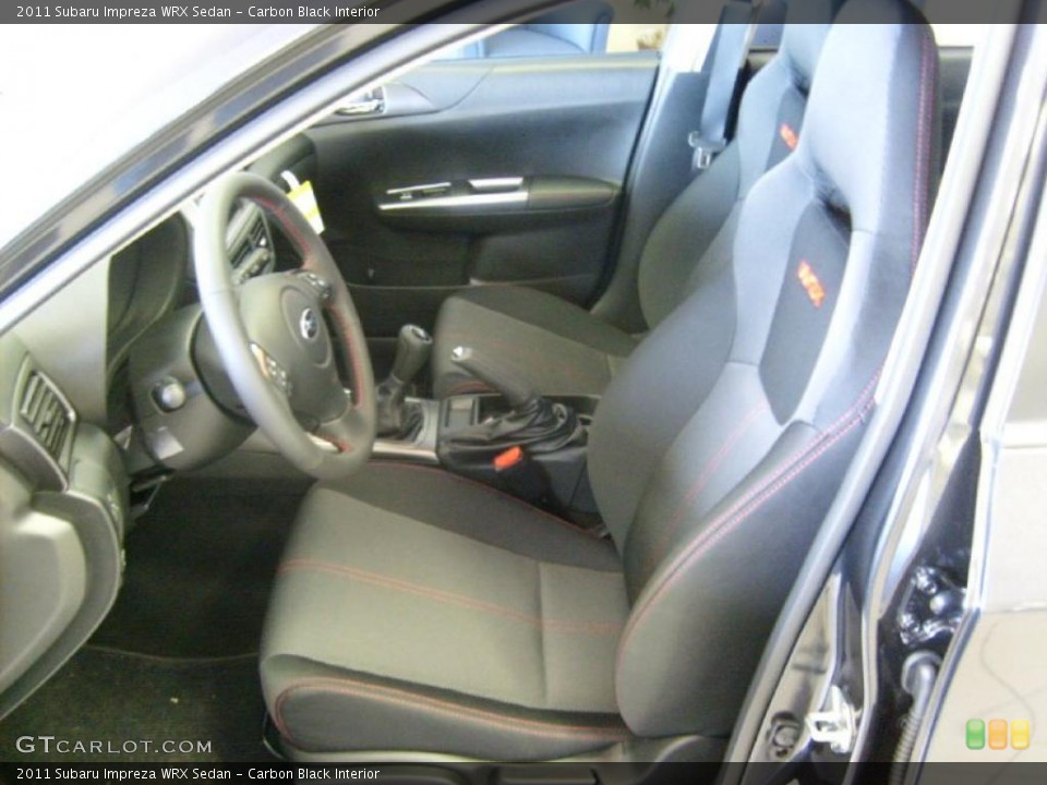 Carbon Black Interior Photo for the 2011 Subaru Impreza WRX Sedan #43019227