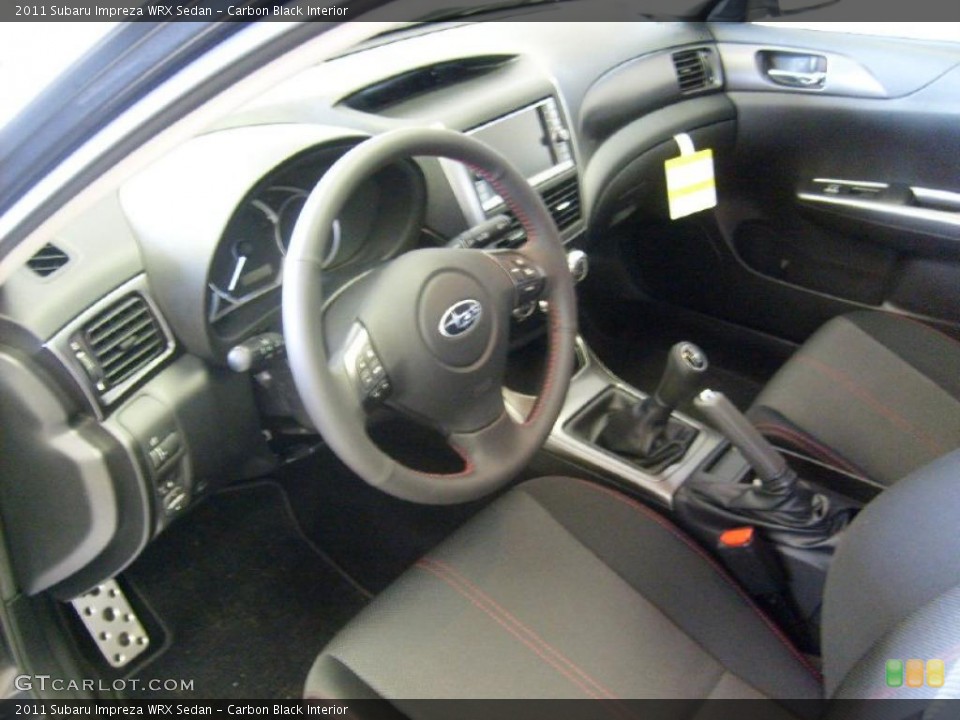 Carbon Black Interior Photo for the 2011 Subaru Impreza WRX Sedan #43019343