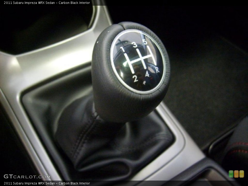 Carbon Black Interior Transmission for the 2011 Subaru Impreza WRX Sedan #43019455