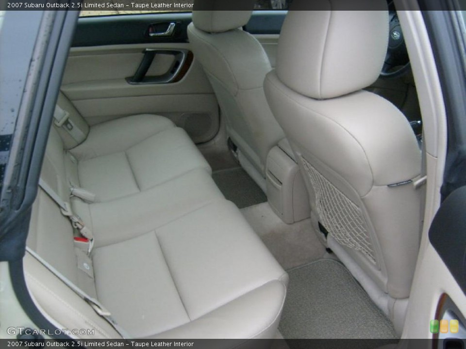 Taupe Leather Interior Photo for the 2007 Subaru Outback 2.5i Limited Sedan #43019887