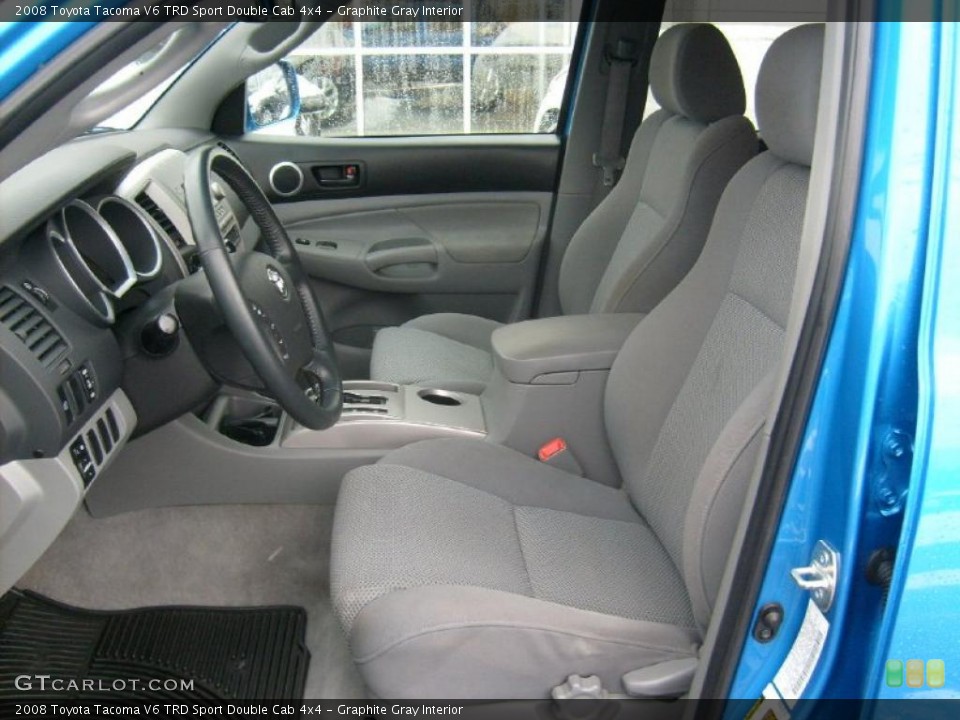 Graphite Gray Interior Photo for the 2008 Toyota Tacoma V6 TRD Sport Double Cab 4x4 #43020175