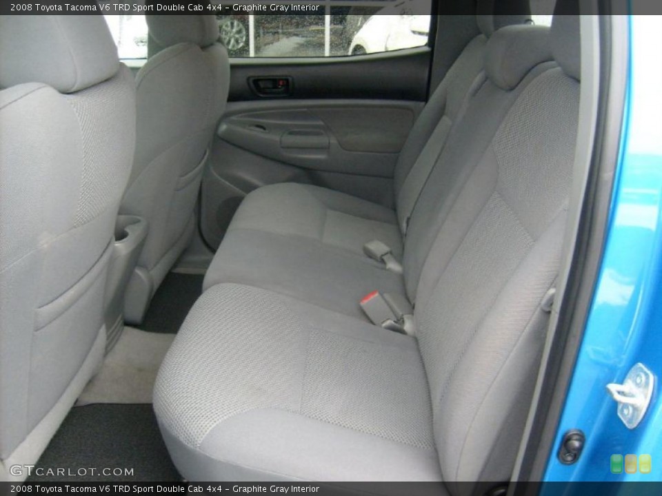 Graphite Gray Interior Photo for the 2008 Toyota Tacoma V6 TRD Sport Double Cab 4x4 #43020207