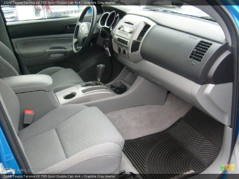 Graphite Gray Interior Photo for the 2008 Toyota Tacoma V6 TRD Sport Double Cab 4x4 #43020223