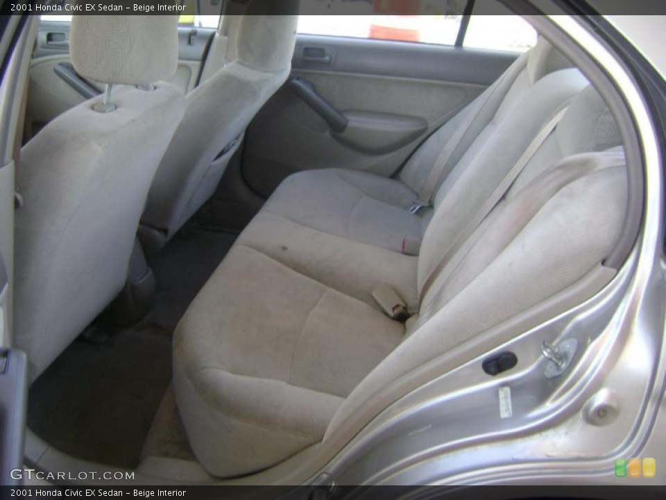 Beige Interior Photo for the 2001 Honda Civic EX Sedan #43021091