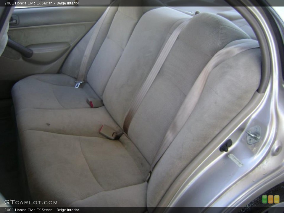 Beige Interior Photo for the 2001 Honda Civic EX Sedan #43021107