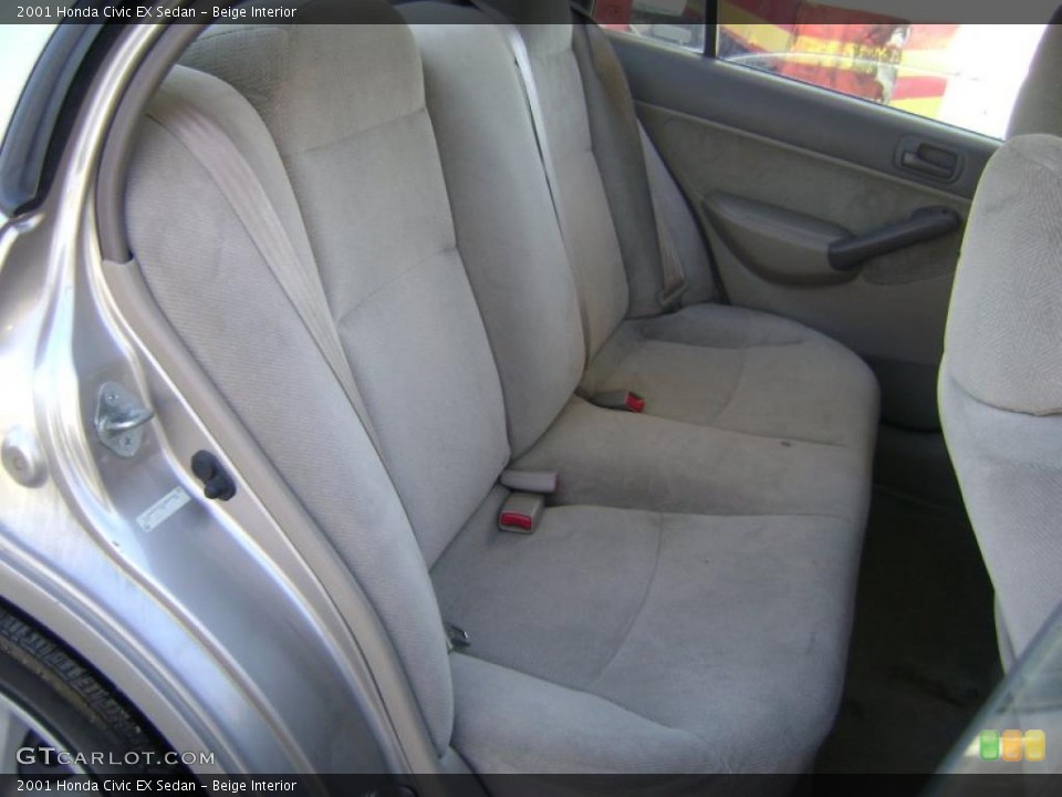 Beige Interior Photo for the 2001 Honda Civic EX Sedan #43021123