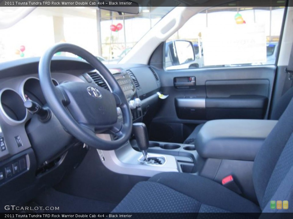 Black Interior Photo for the 2011 Toyota Tundra TRD Rock Warrior Double Cab 4x4 #43025247