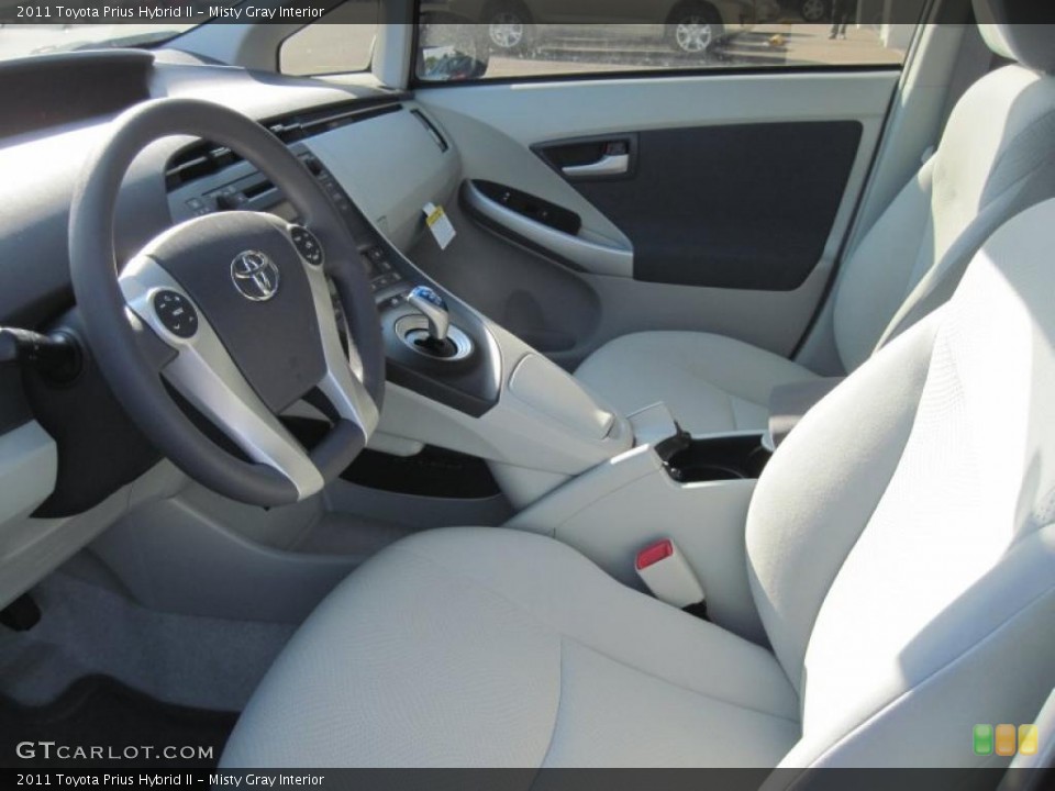 Misty Gray Interior Photo for the 2011 Toyota Prius Hybrid II #43025565