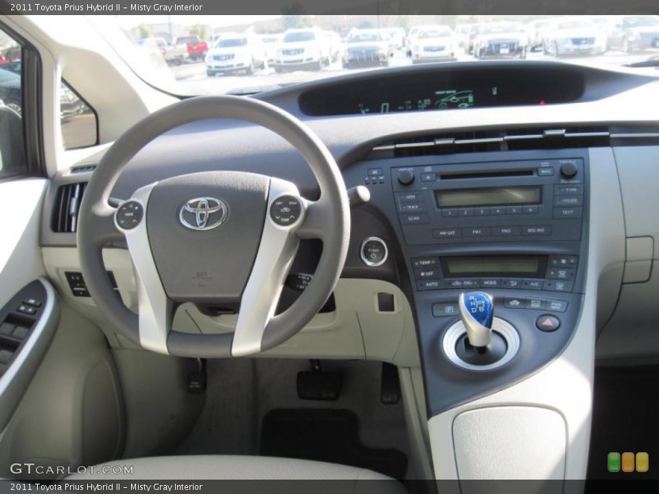 Misty Gray Interior Dashboard for the 2011 Toyota Prius Hybrid II #43025670