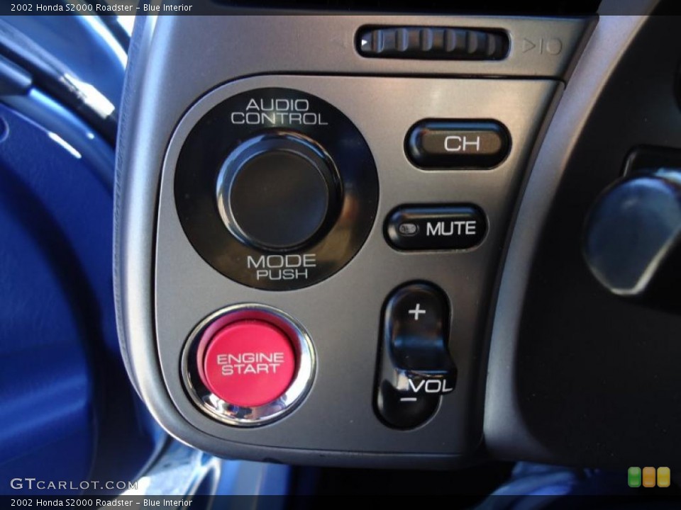 Blue Interior Controls for the 2002 Honda S2000 Roadster #43027563