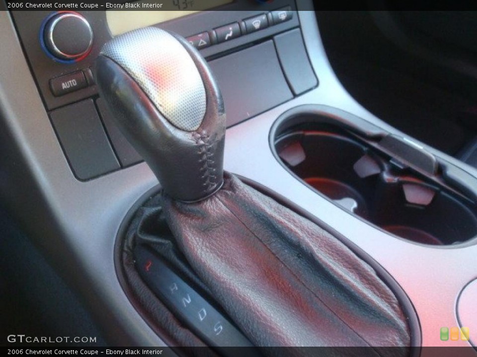 Ebony Black Interior Transmission for the 2006 Chevrolet Corvette Coupe #43028463