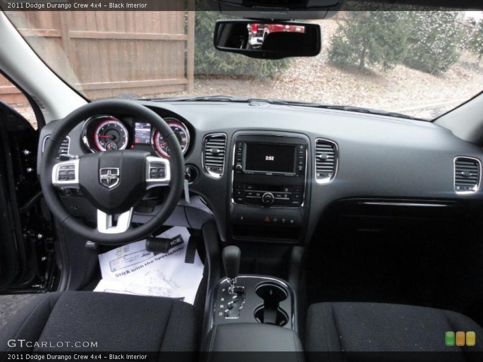 Black Interior Dashboard for the 2011 Dodge Durango Crew 4x4 #43030411