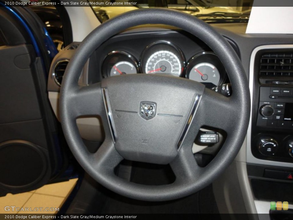 Dark Slate Gray/Medium Graystone Interior Steering Wheel for the 2010 Dodge Caliber Express #43031431