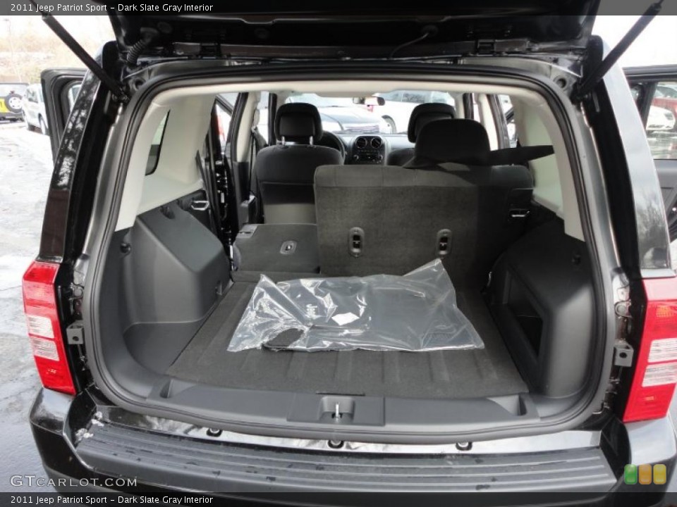 Dark Slate Gray Interior Trunk for the 2011 Jeep Patriot Sport #43034923