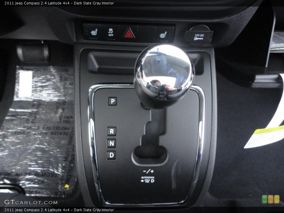 Dark Slate Gray Interior Transmission for the 2011 Jeep Compass 2.4 Latitude 4x4 #43035635