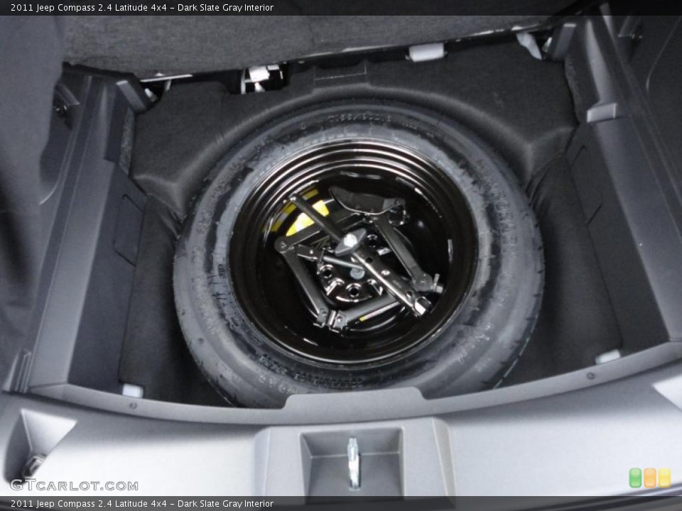 Dark Slate Gray Interior Trunk for the 2011 Jeep Compass 2.4 Latitude 4x4 #43035799