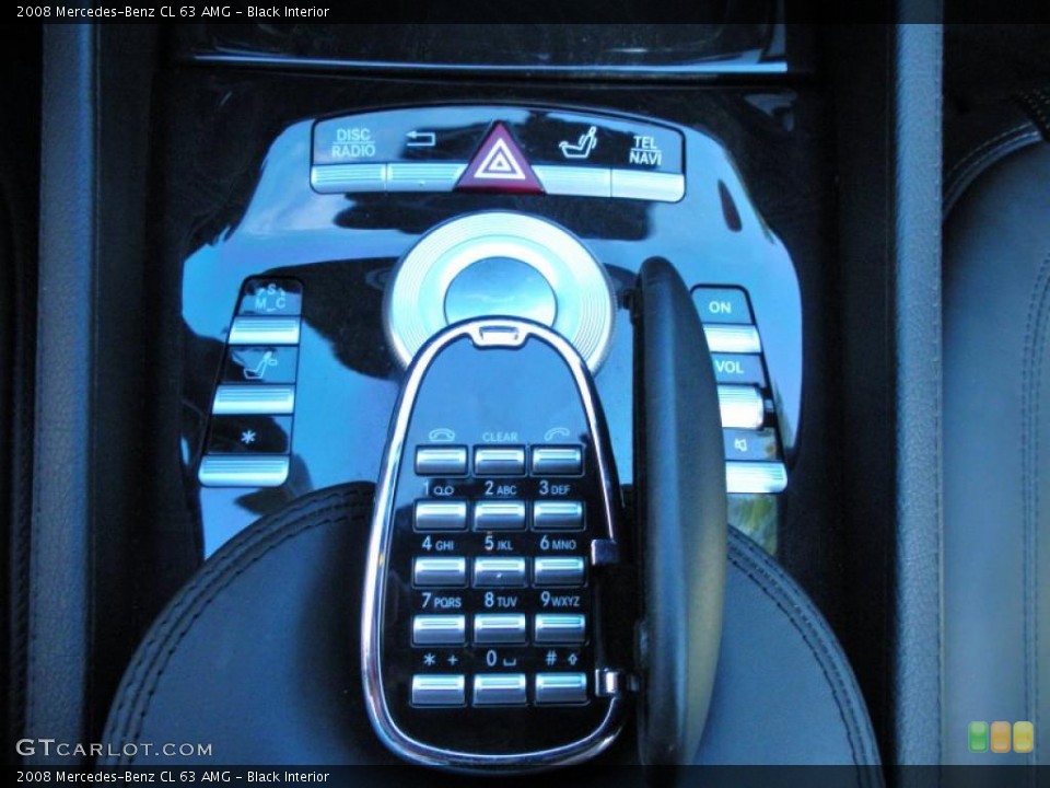 Black Interior Controls for the 2008 Mercedes-Benz CL 63 AMG #43037483