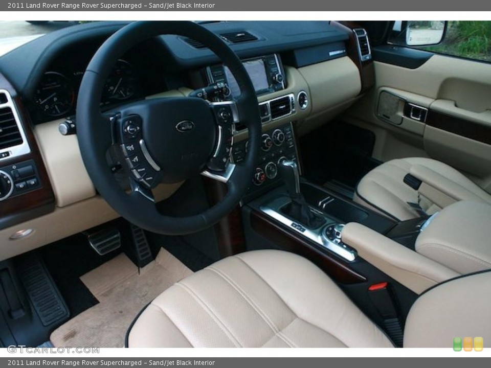 Sand/Jet Black Interior Prime Interior for the 2011 Land Rover Range Rover Supercharged #43037979