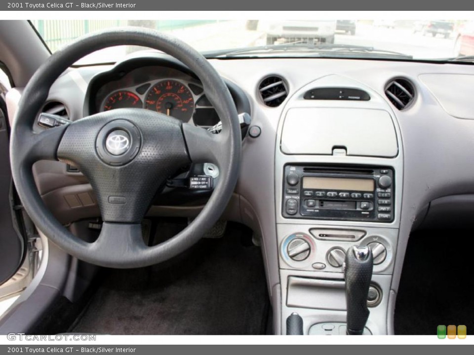 Black/Silver Interior Photo for the 2001 Toyota Celica GT #43040527