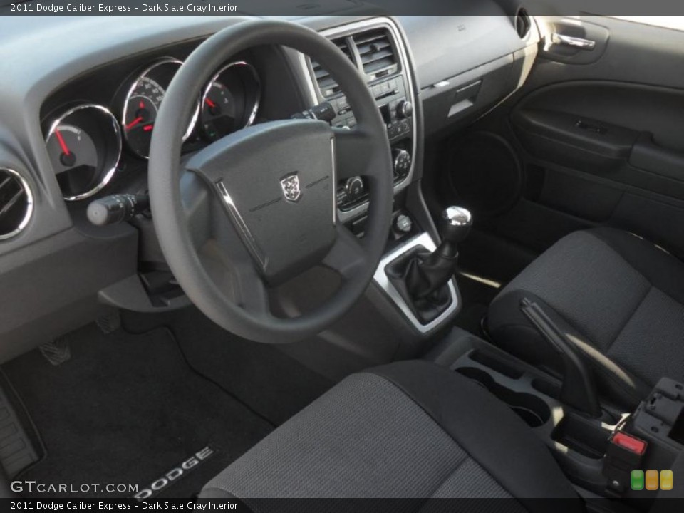 Dark Slate Gray Interior Prime Interior for the 2011 Dodge Caliber Express #43045136
