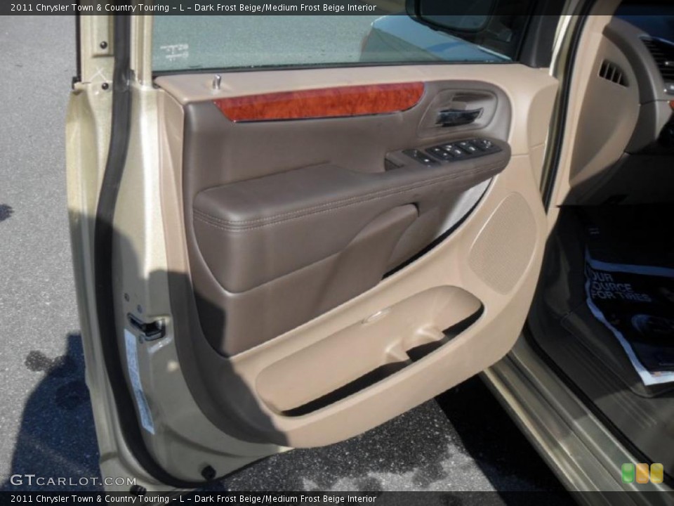 Dark Frost Beige/Medium Frost Beige Interior Door Panel for the 2011 Chrysler Town & Country Touring - L #43045280