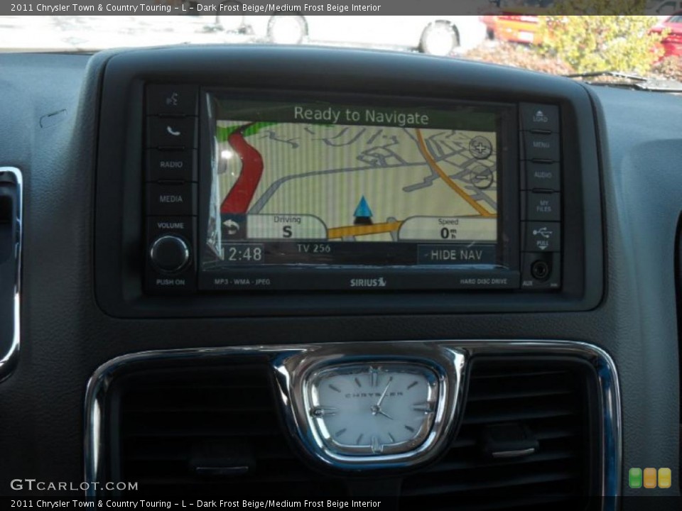 Dark Frost Beige/Medium Frost Beige Interior Navigation for the 2011 Chrysler Town & Country Touring - L #43045372