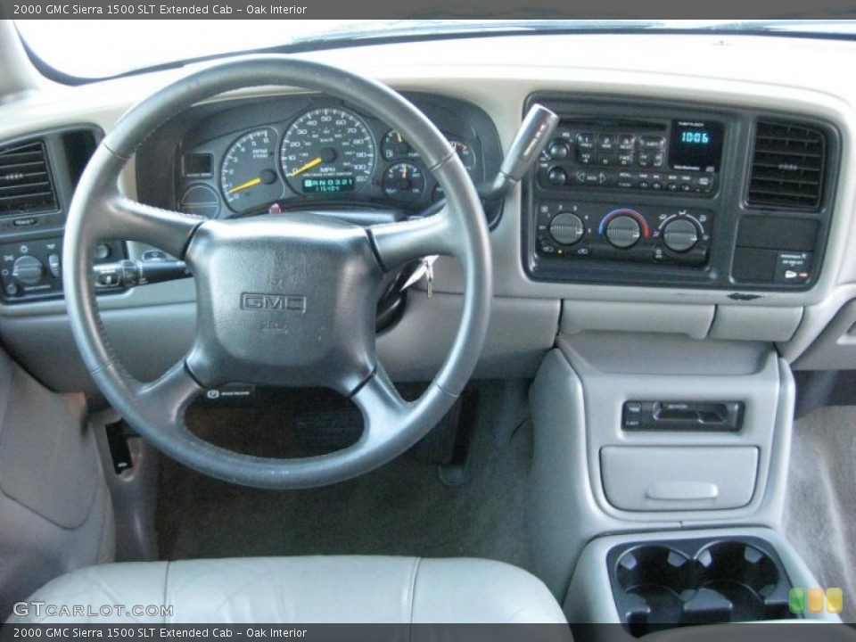 Oak Interior Dashboard for the 2000 GMC Sierra 1500 SLT Extended Cab #43052116
