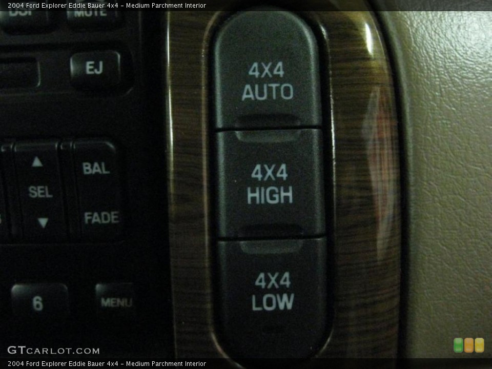 Medium Parchment Interior Controls for the 2004 Ford Explorer Eddie Bauer 4x4 #43053292