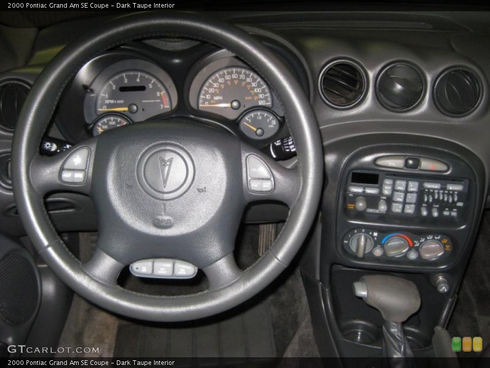 Dark Taupe Interior Dashboard for the 2000 Pontiac Grand Am SE Coupe #43054160