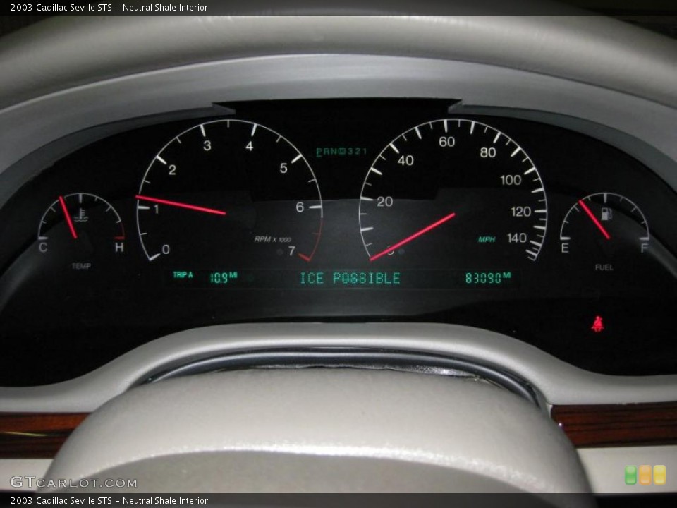 Neutral Shale Interior Gauges for the 2003 Cadillac Seville STS #43054656