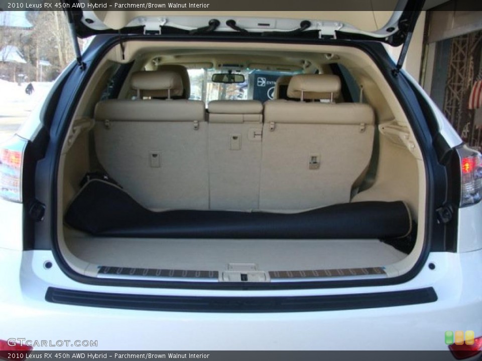 Parchment/Brown Walnut Interior Trunk for the 2010 Lexus RX 450h AWD Hybrid #43055204