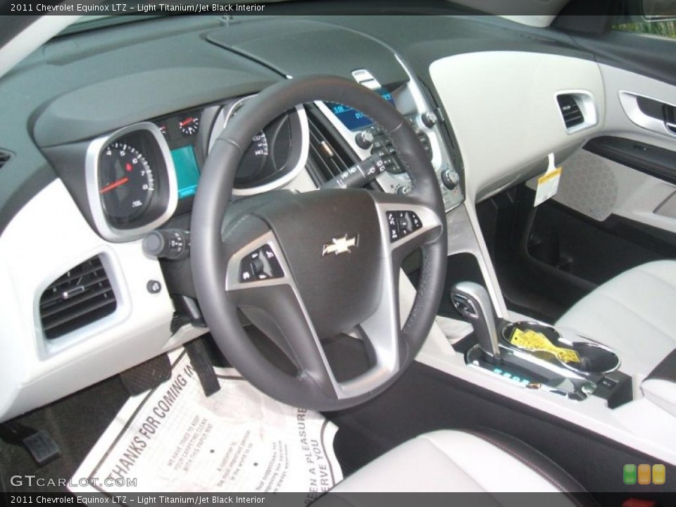 Light Titanium/Jet Black Interior Prime Interior for the 2011 Chevrolet Equinox LTZ #43061344