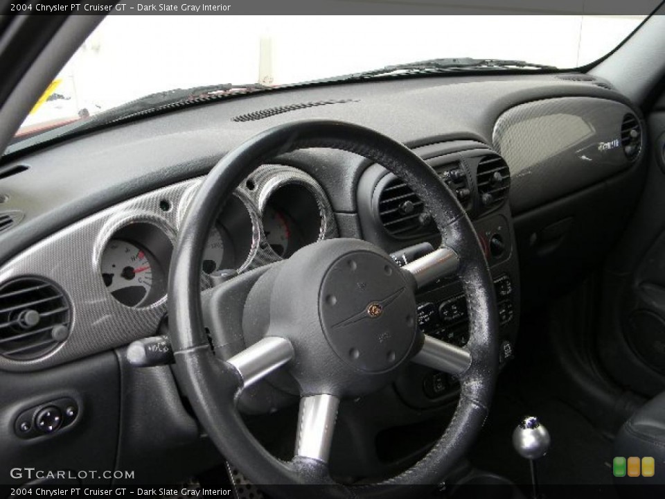 Dark Slate Gray Interior Steering Wheel for the 2004 Chrysler PT Cruiser GT #43062280