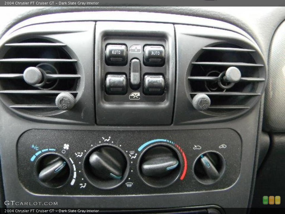 Dark Slate Gray Interior Controls for the 2004 Chrysler PT Cruiser GT #43062420