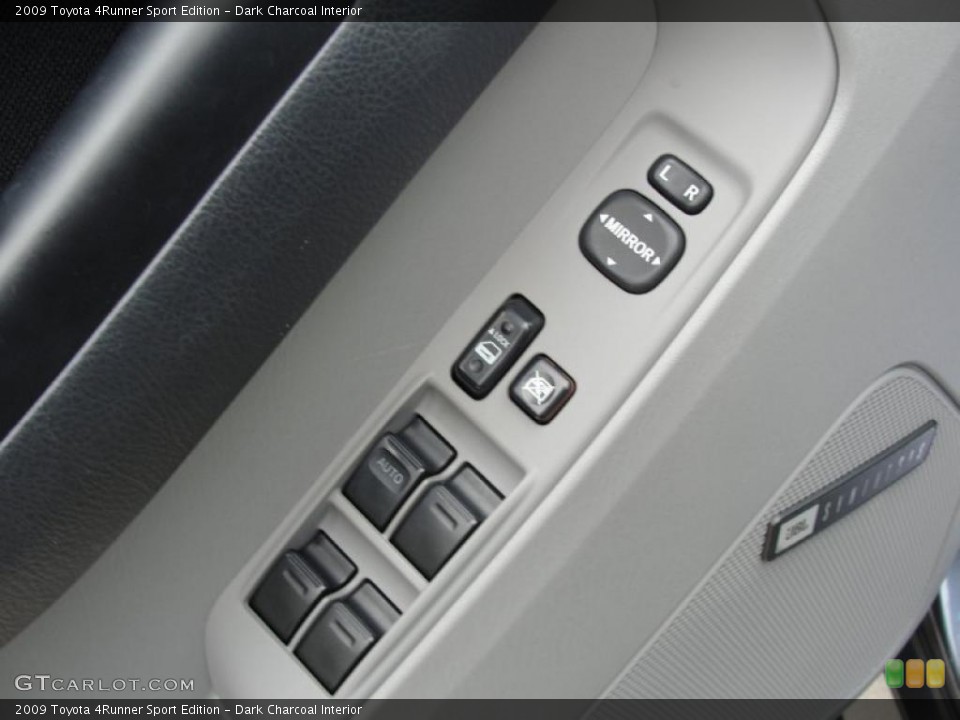 Dark Charcoal Interior Controls for the 2009 Toyota 4Runner Sport Edition #43062774