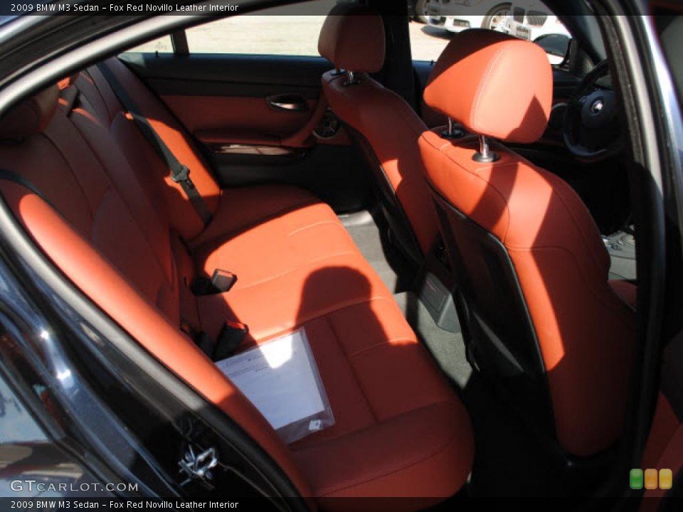 Fox Red Novillo Leather Interior Photo for the 2009 BMW M3 Sedan #43065376