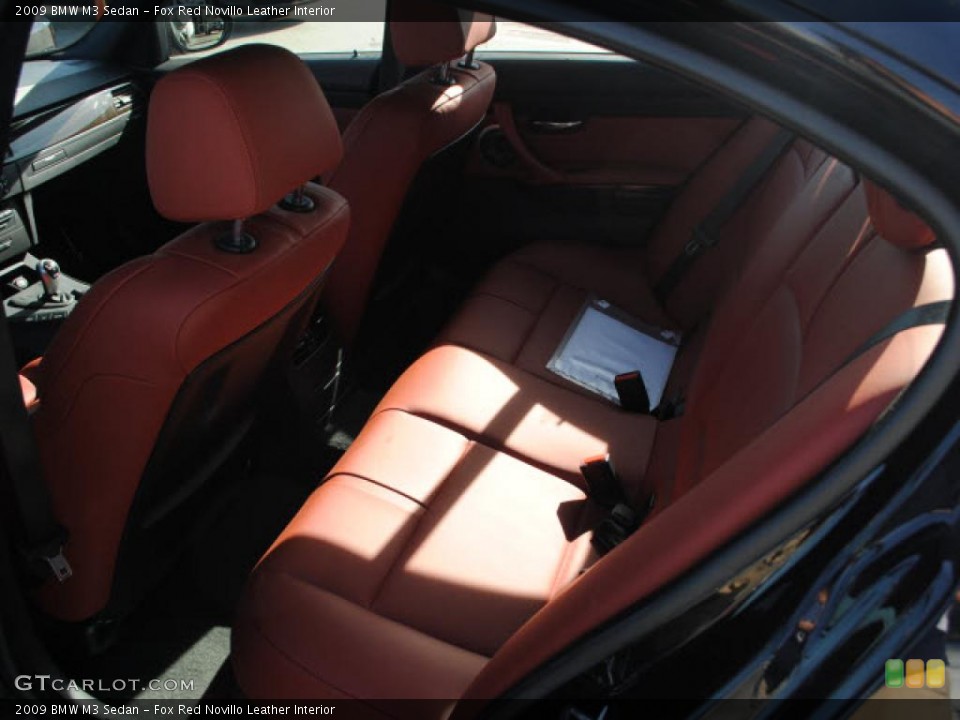 Fox Red Novillo Leather Interior Photo for the 2009 BMW M3 Sedan #43065464