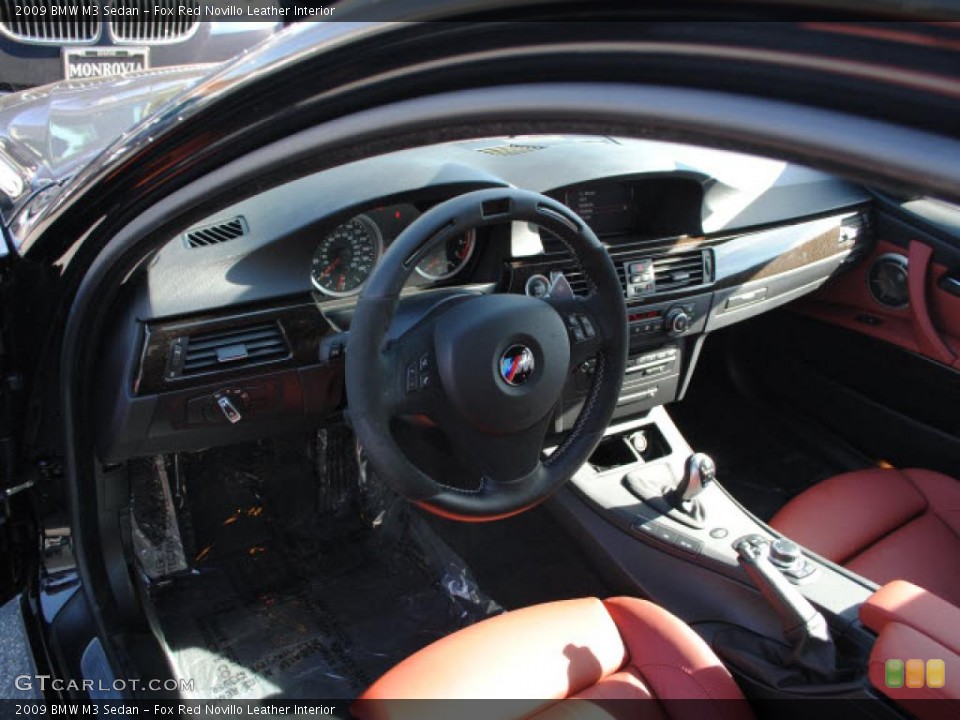 Fox Red Novillo Leather Interior Prime Interior for the 2009 BMW M3 Sedan #43065498